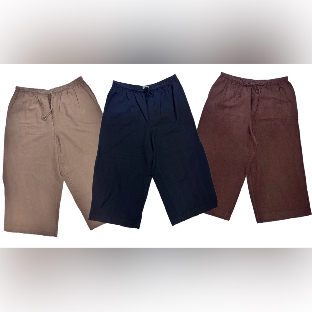 CMC Color Me Cotton Wide-Leg Pants XXL Bundle NWT